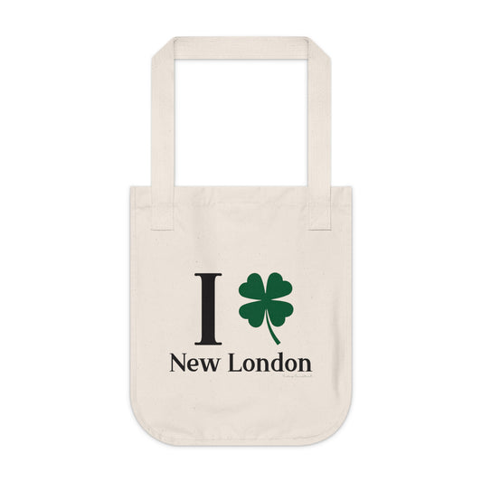 I Clover New London Organic Canvas Tote Bag