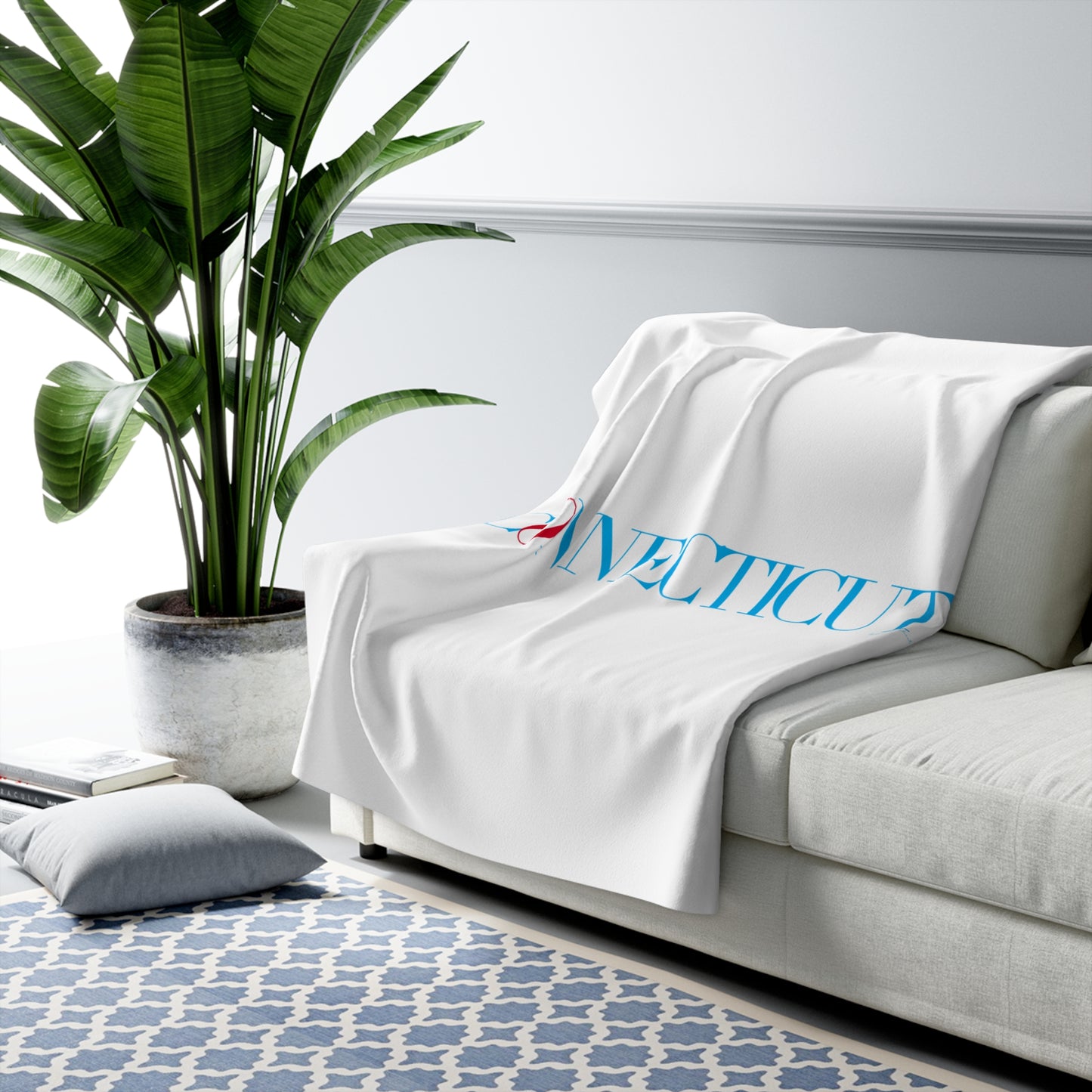 41 Tilt Connecticut  Sherpa Fleece Blanket