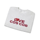 Love Cos Cob Unisex Heavy Blend™ Crewneck Sweatshirt