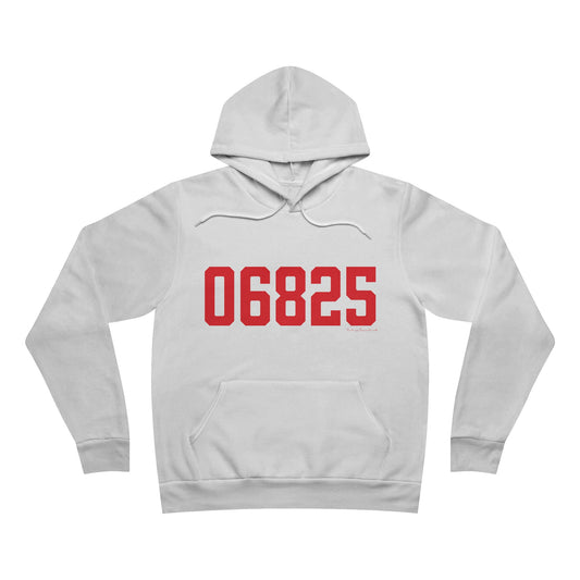 06825 Fairfield Connecticut Zip Code Unisex Sponge Fleece Pullover Hoodie Sweatshirt