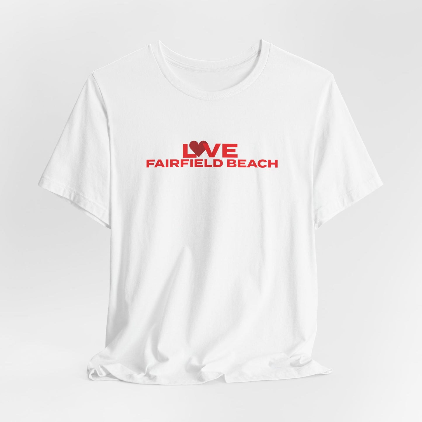 Love Fairfield Beach Unisex Jersey Short Sleeve T-Shirt