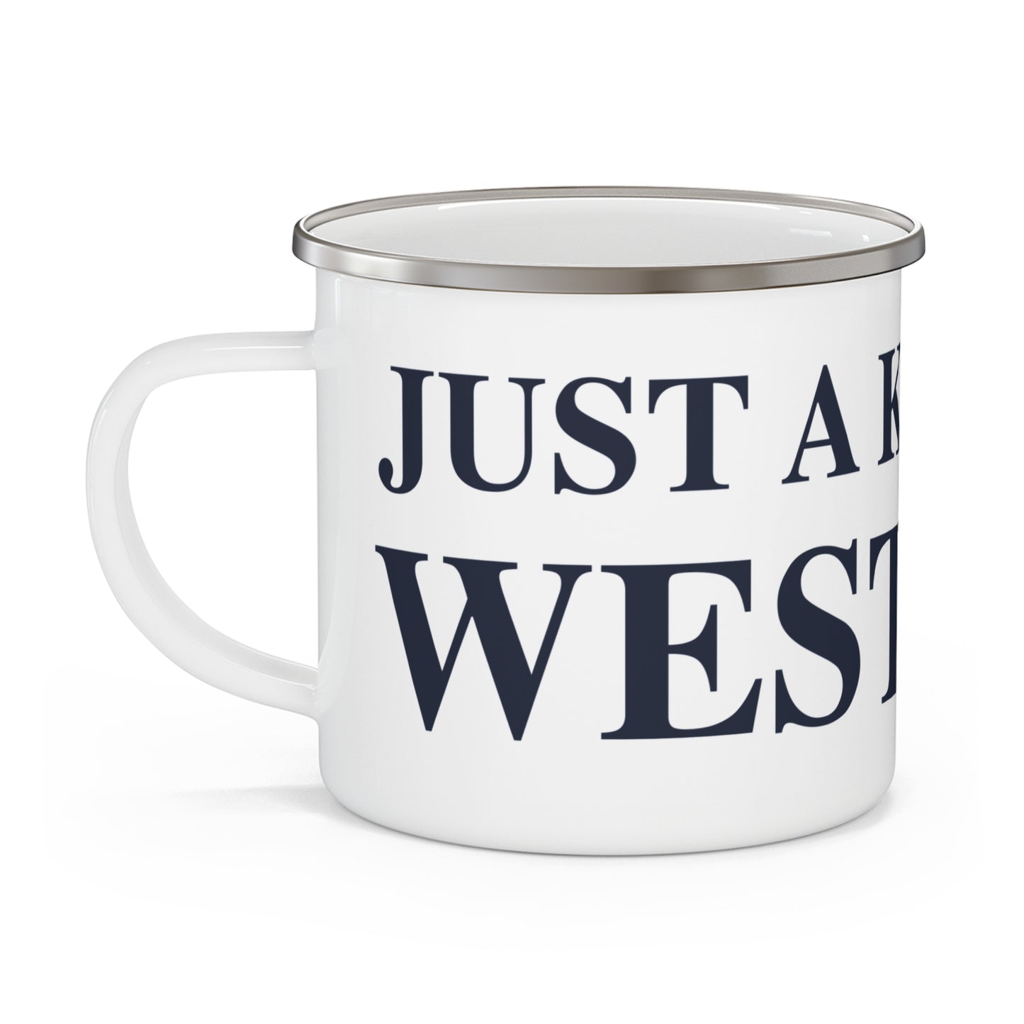 Just a kid from Westport Enamel Camping Mug
