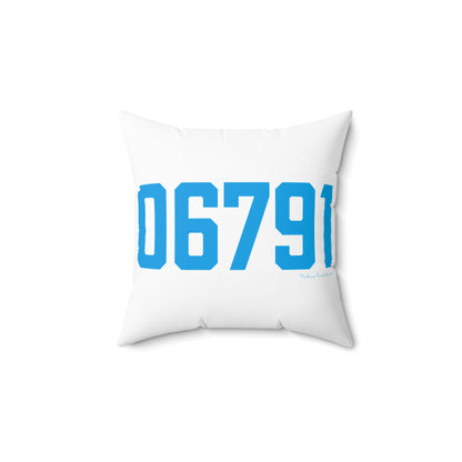 06791 Harwinton Connecticut Zip Code Polyester Square Pillow