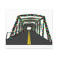 Saugatuck Bridge Lights Matte Canvas, Stretched, 1.25"
