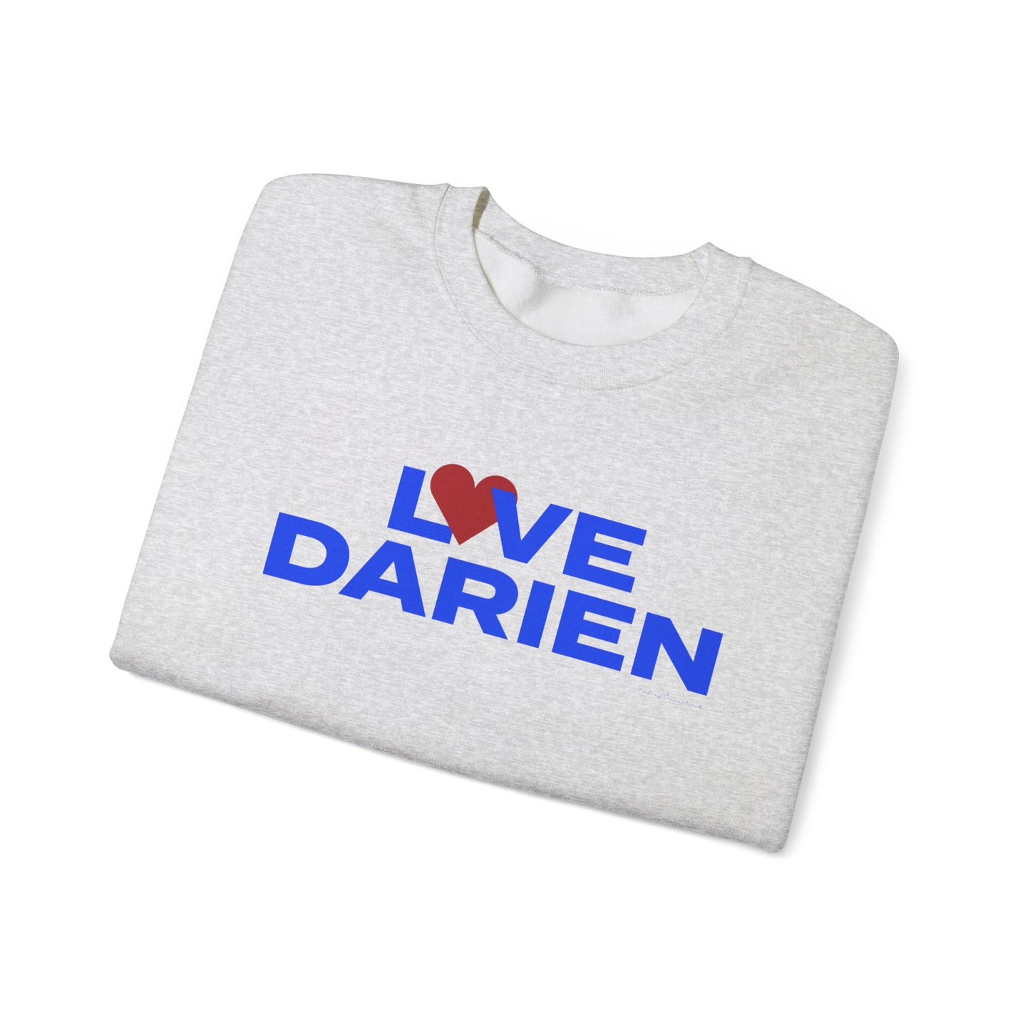Love Darien Unisex Heavy Blend™ Crewneck Sweatshirt