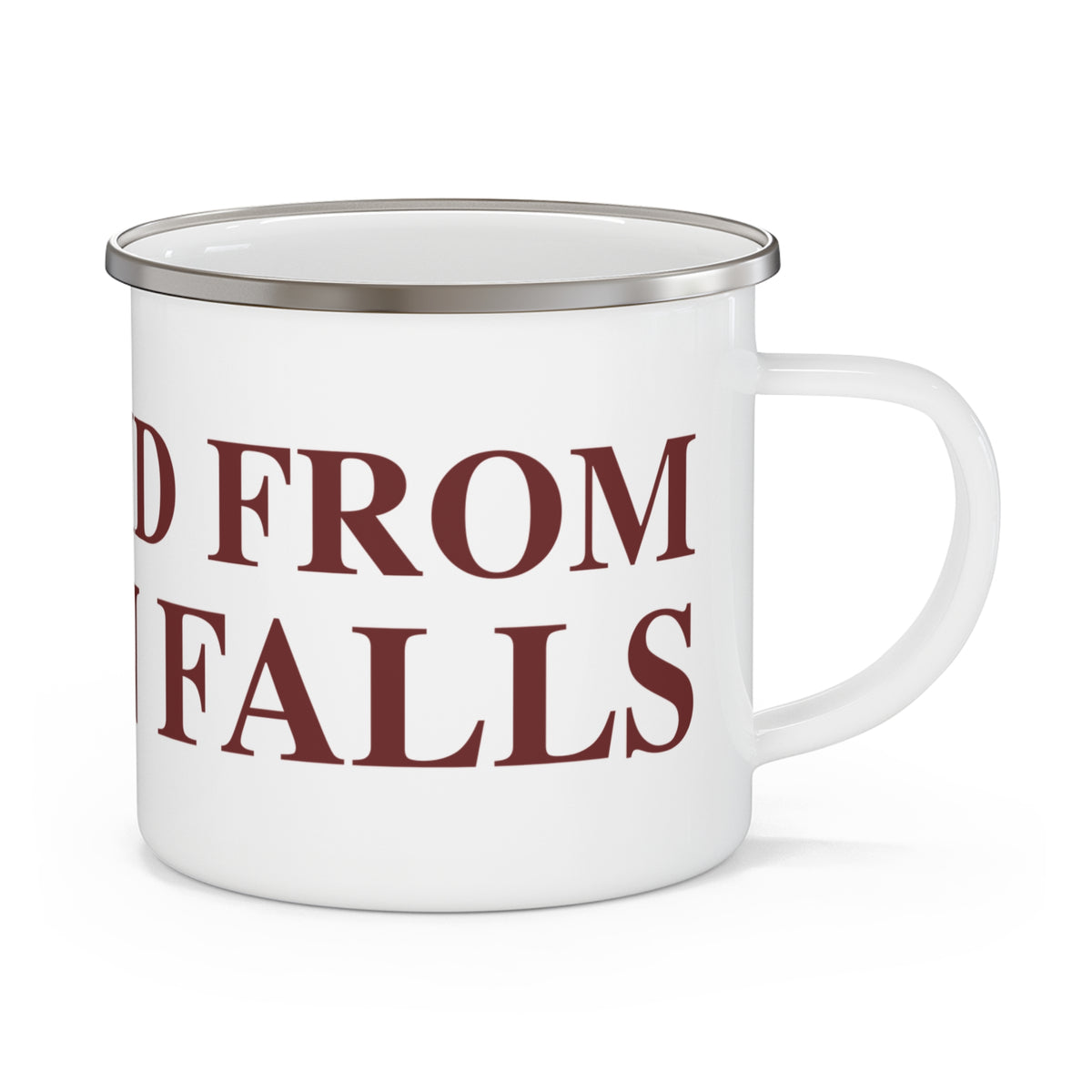 Just a kid from Beacon Falls Enamel Camping Mug