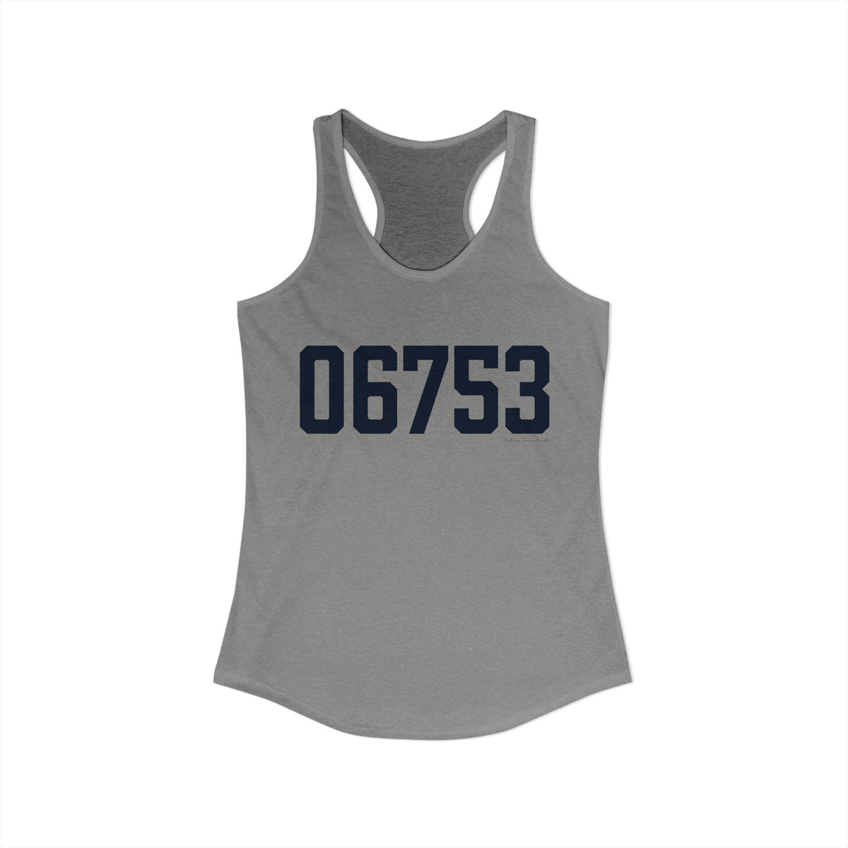 06753 Cornwall Connecticut Zip Code Women's Ideal Racerback Tank Top