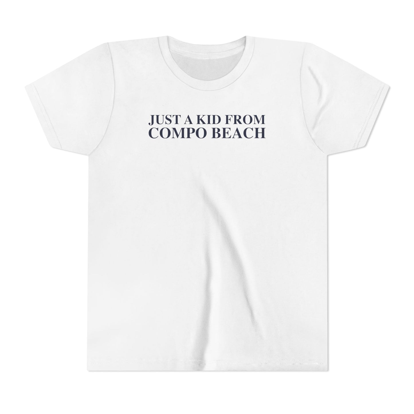 Just a kid from Compo Beach Youth Short Sleeve T-Shirt