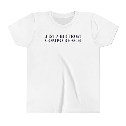 Just a kid from Compo Beach Youth Short Sleeve T-Shirt