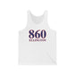 860 Ellington Red White & Blue Unisex Jersey Tank Top