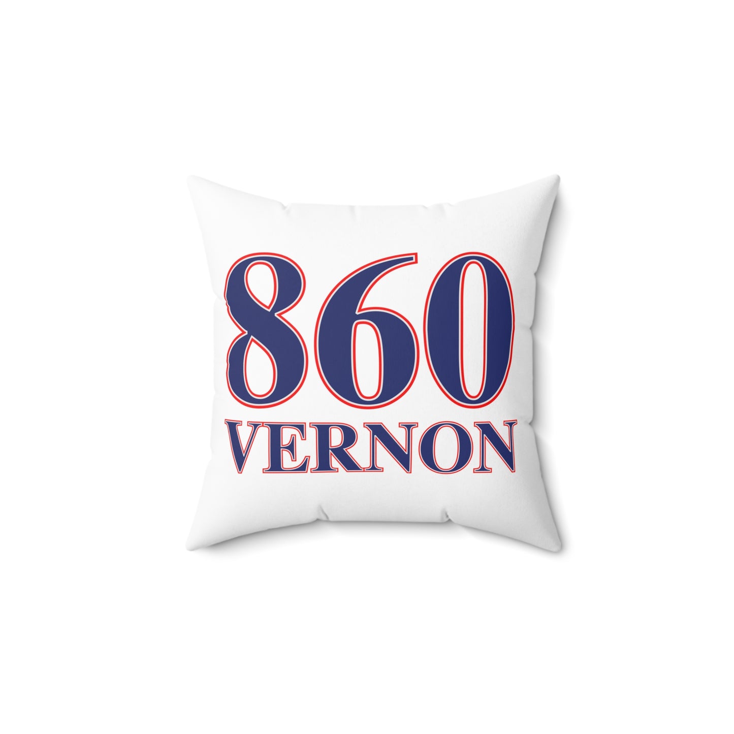 860 Vernon Red, White & Blue  Spun Polyester Square Pillow
