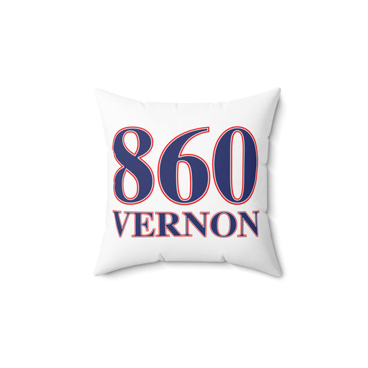 860 Vernon Red, White & Blue  Spun Polyester Square Pillow
