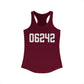 06242 Eastford CT Zip Code Women's Ideal Racerback Tank Top