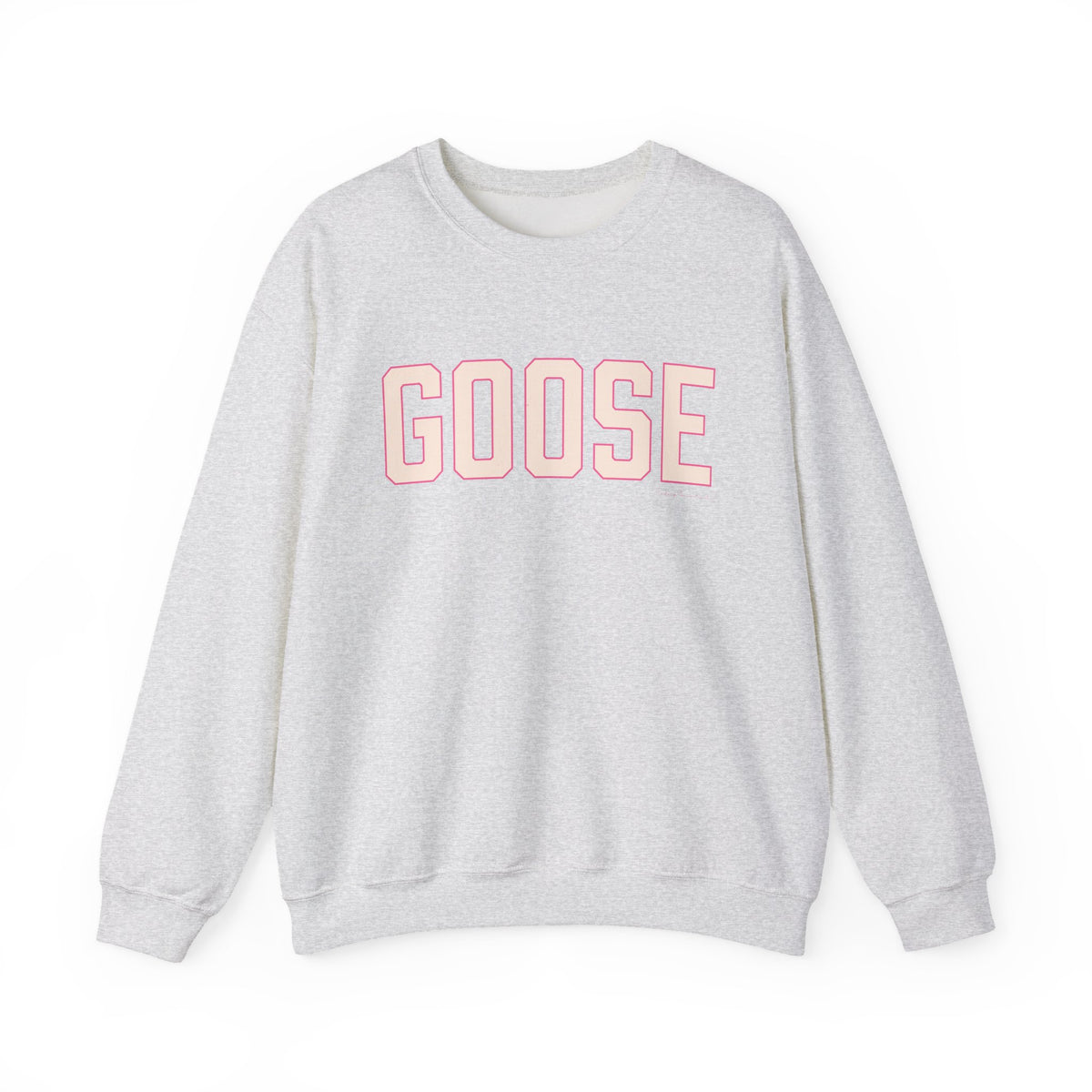 Goose Zip Code Peach & Pink Unisex Heavy Blend™ Crewneck Sweatshirt