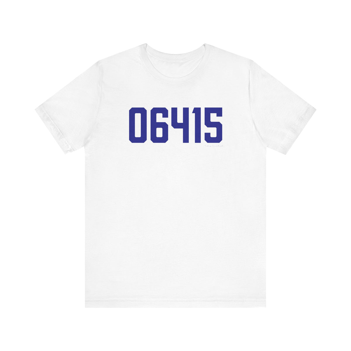 06415 Colchester Connecticut Zip Code  Unisex Jersey Short Sleeve T-Shirt
