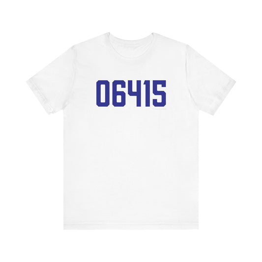 06415 Colchester Connecticut Zip Code  Unisex Jersey Short Sleeve T-Shirt