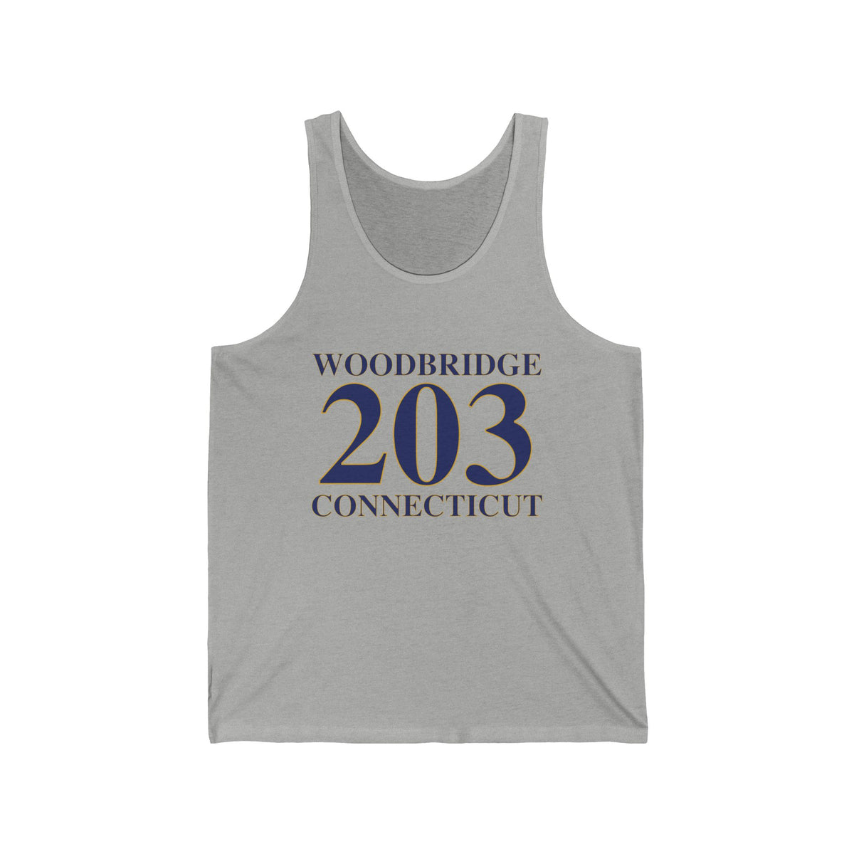 Woodbridge 203 Connecticut Unisex Jersey Tank Top