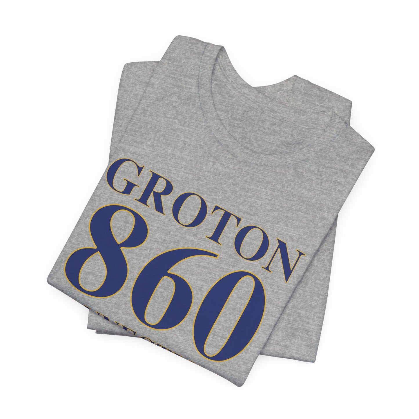 Groton 860 Connecticut Unisex Jersey Short Sleeve Tee