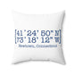 Newtown Coordinates Spun Polyester Square Pillow