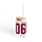 06870 - Greenwich Connecticut Zip Code Sipper Glass, 16oz