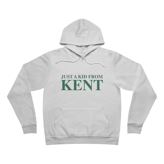 Just a kid from Kent Unisex Sponge Fleece Pullover Hoodie