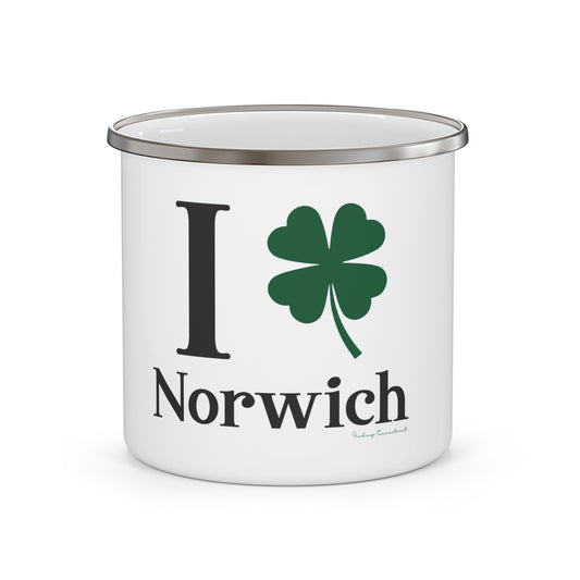 I Clover Norwich Enamel Camping Mug
