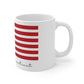 Woodbury Connecticut Flag Mug 11oz