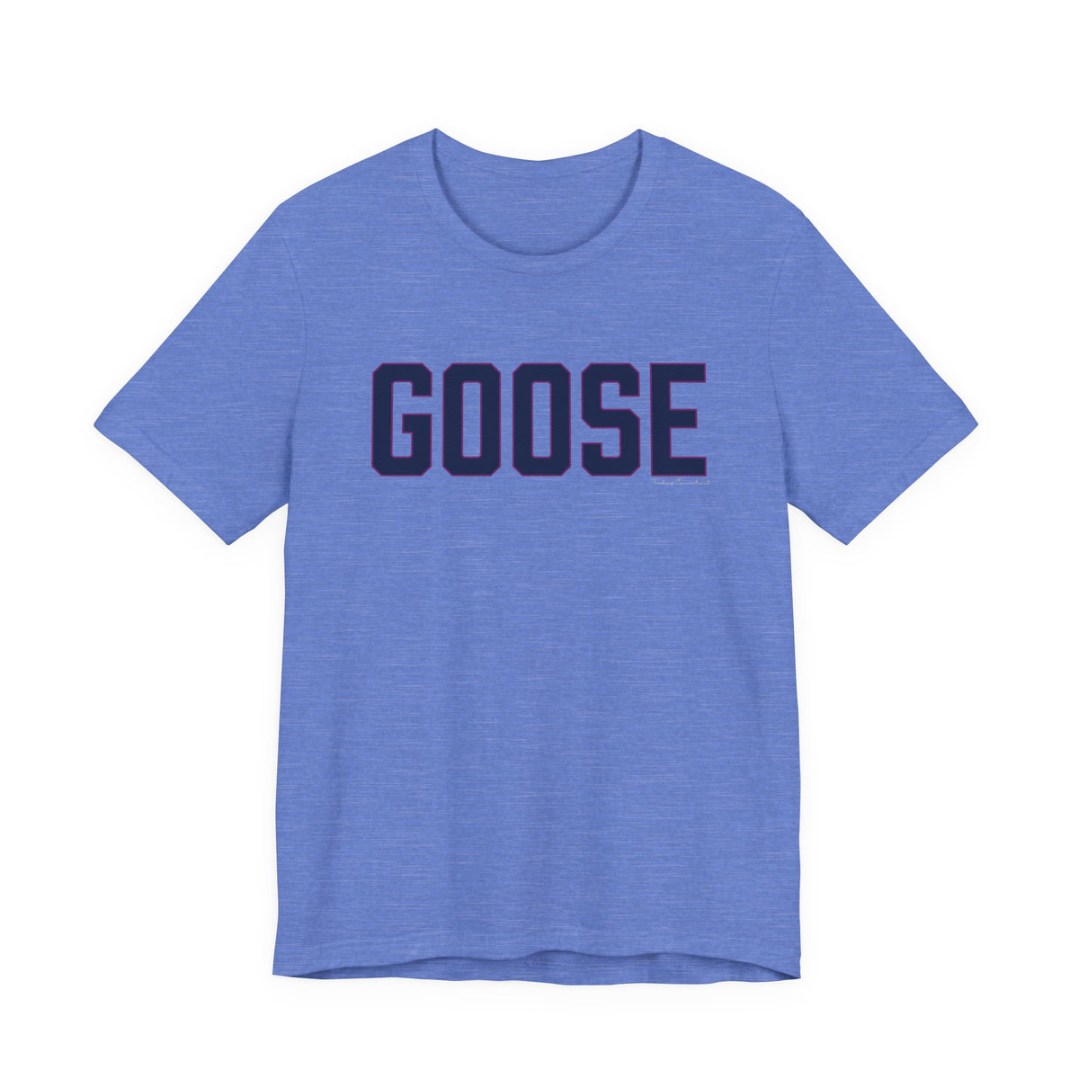 Goose Zip Code Blue & Purple Unisex Jersey Short Sleeve T-Shirt