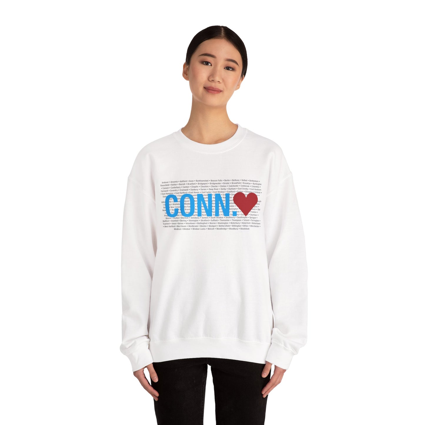 Connecticut Love Unisex Heavy Blend™ Crewneck Sweatshirt