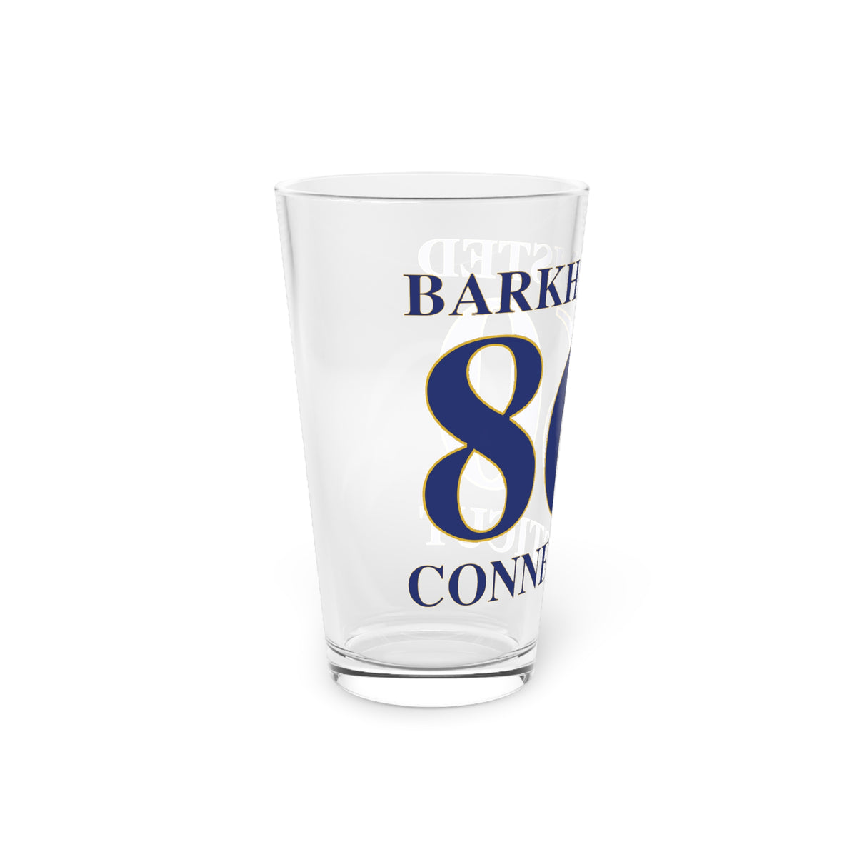 Barkhamsted 860 Connecticut Pint Glass, 16oz