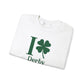 I Clover Derby Unisex Heavy Blend™ Crewneck Sweatshirt