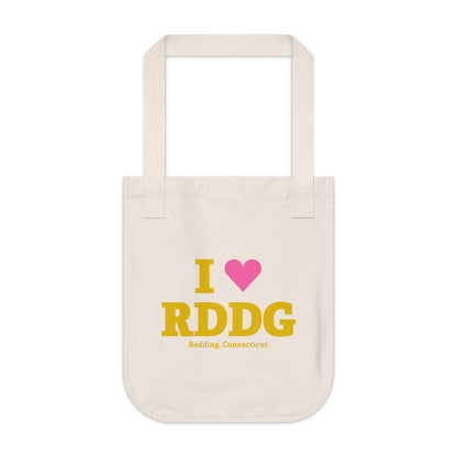 I Heart RDDG Organic Canvas Tote Bag