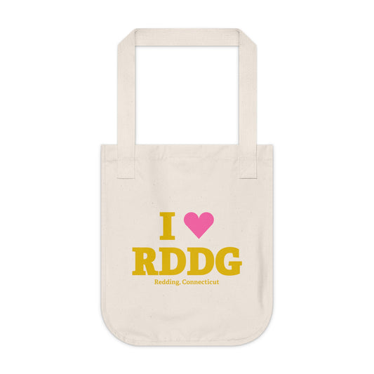 I Heart RDDG Organic Canvas Tote Bag