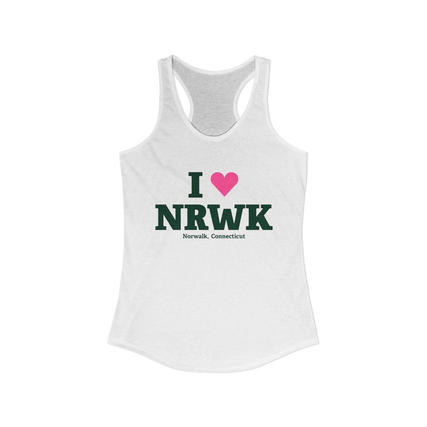 I Heart NRWK Women's Ideal Racerback Tank Top