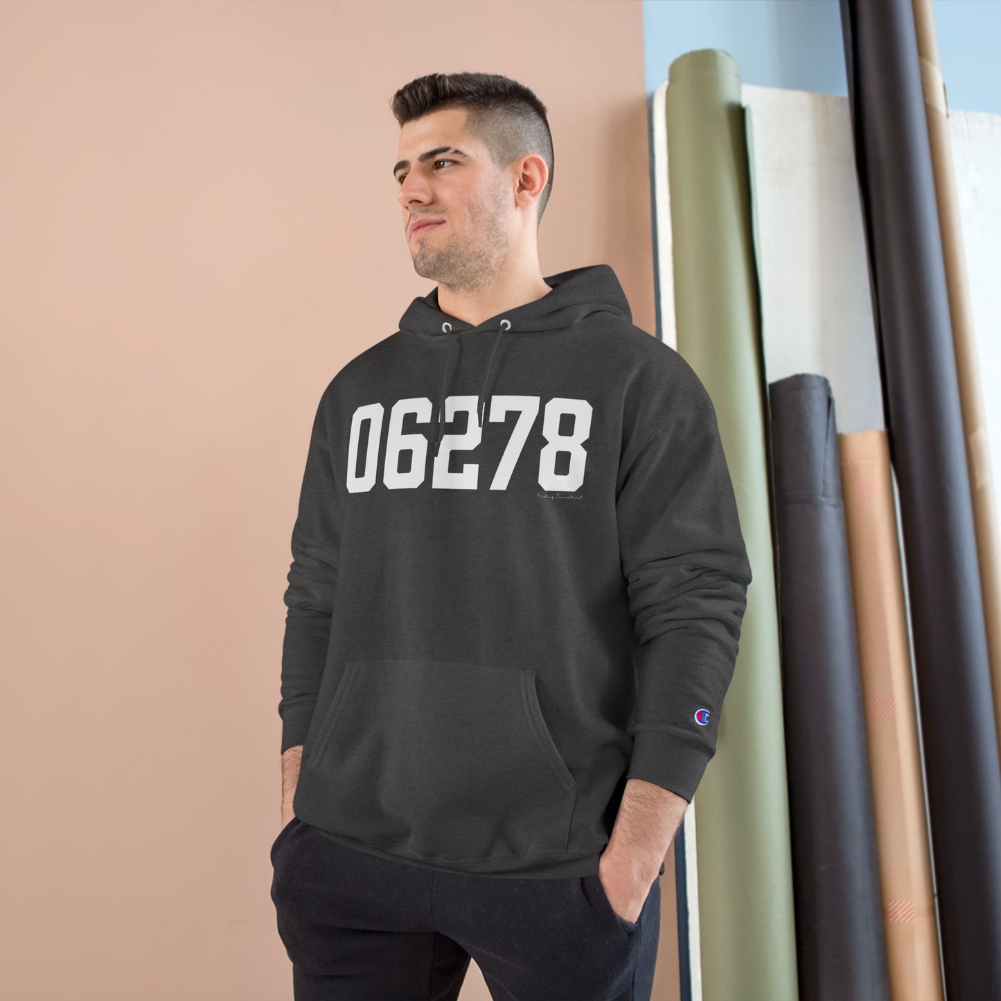 06278 Ashford CT Zip Code Champion Hoodie