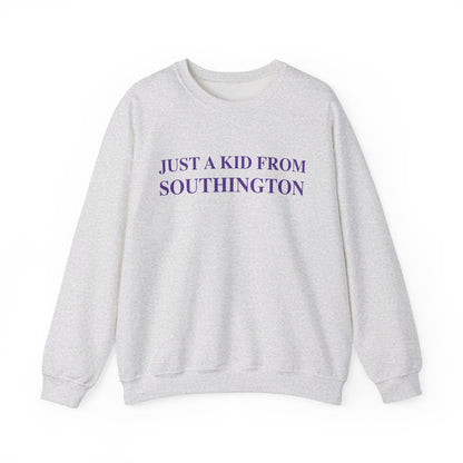 Just a kid from Southington Unisex Heavy Blend™ Crewneck Sweatshirt