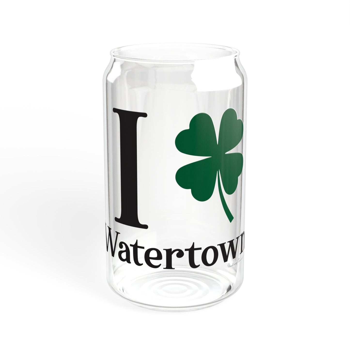 I Clover Watertown Sipper Glass, 16oz