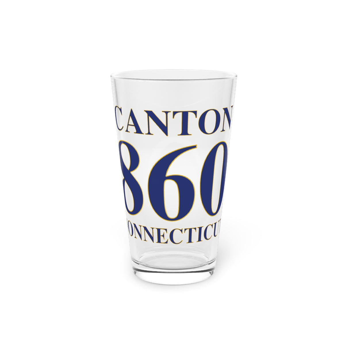 Canton 860 Connecticut Pint Glass, 16oz