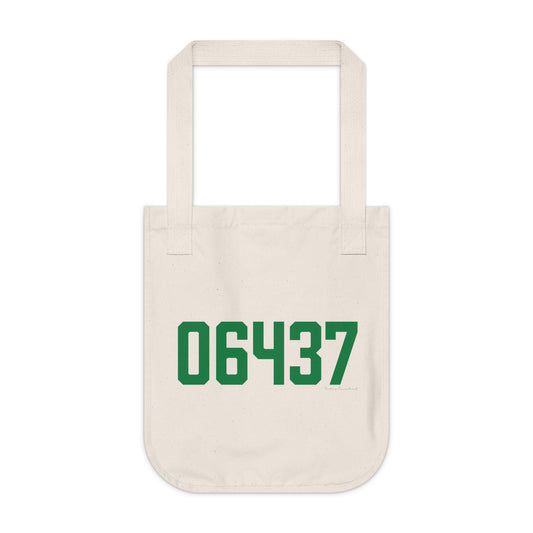 06437 Guilford Connecticut Zip Code Organic Canvas Tote Bag