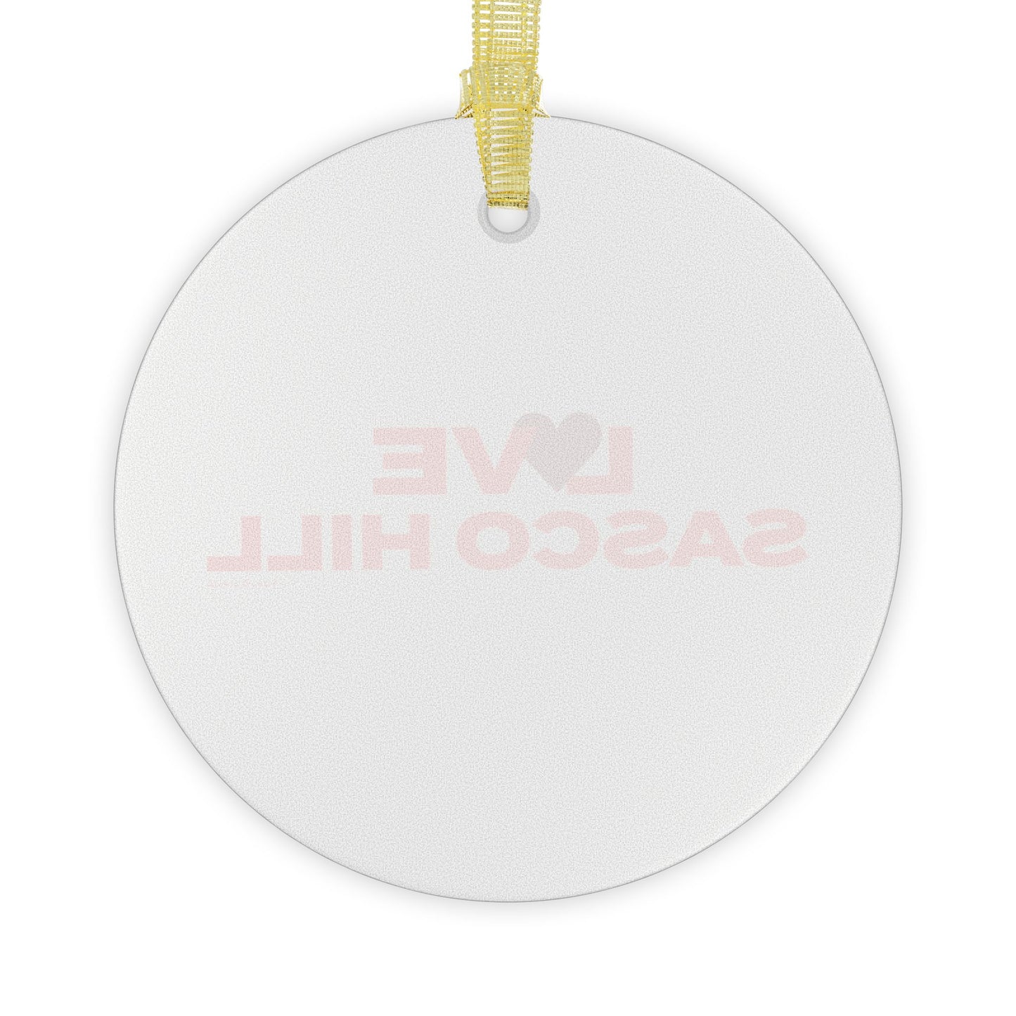 Love Sasco Hill  Glass Ornaments