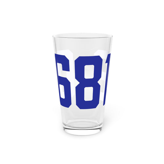 06812 New Fairfield Connecticut Zip Code Pint Glass, 16oz