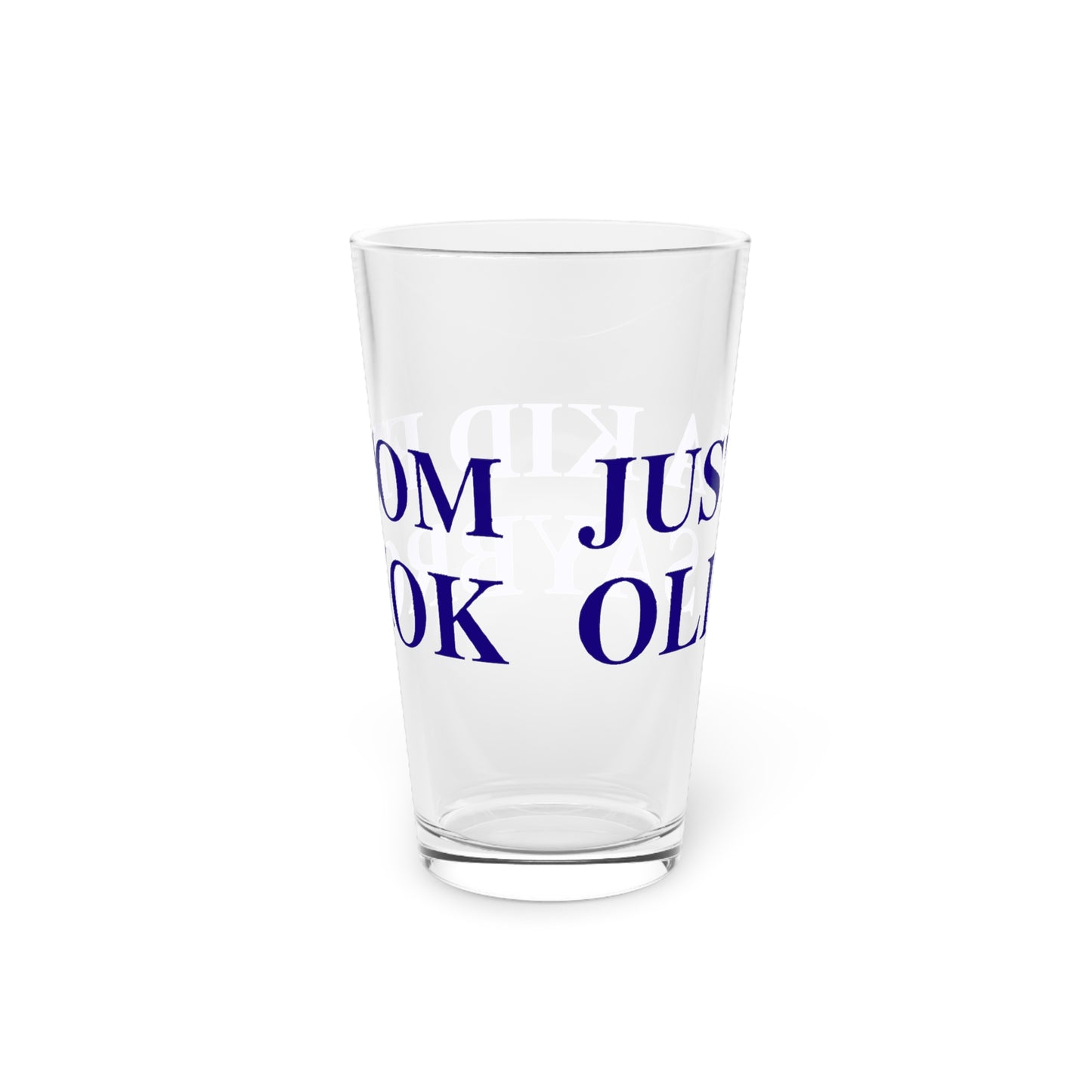 Just a kid from Old Saybrook Pint Glass, 16oz
