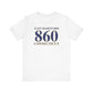 East Hartford 860 Connecticut Unisex Jersey Short Sleeve Tee