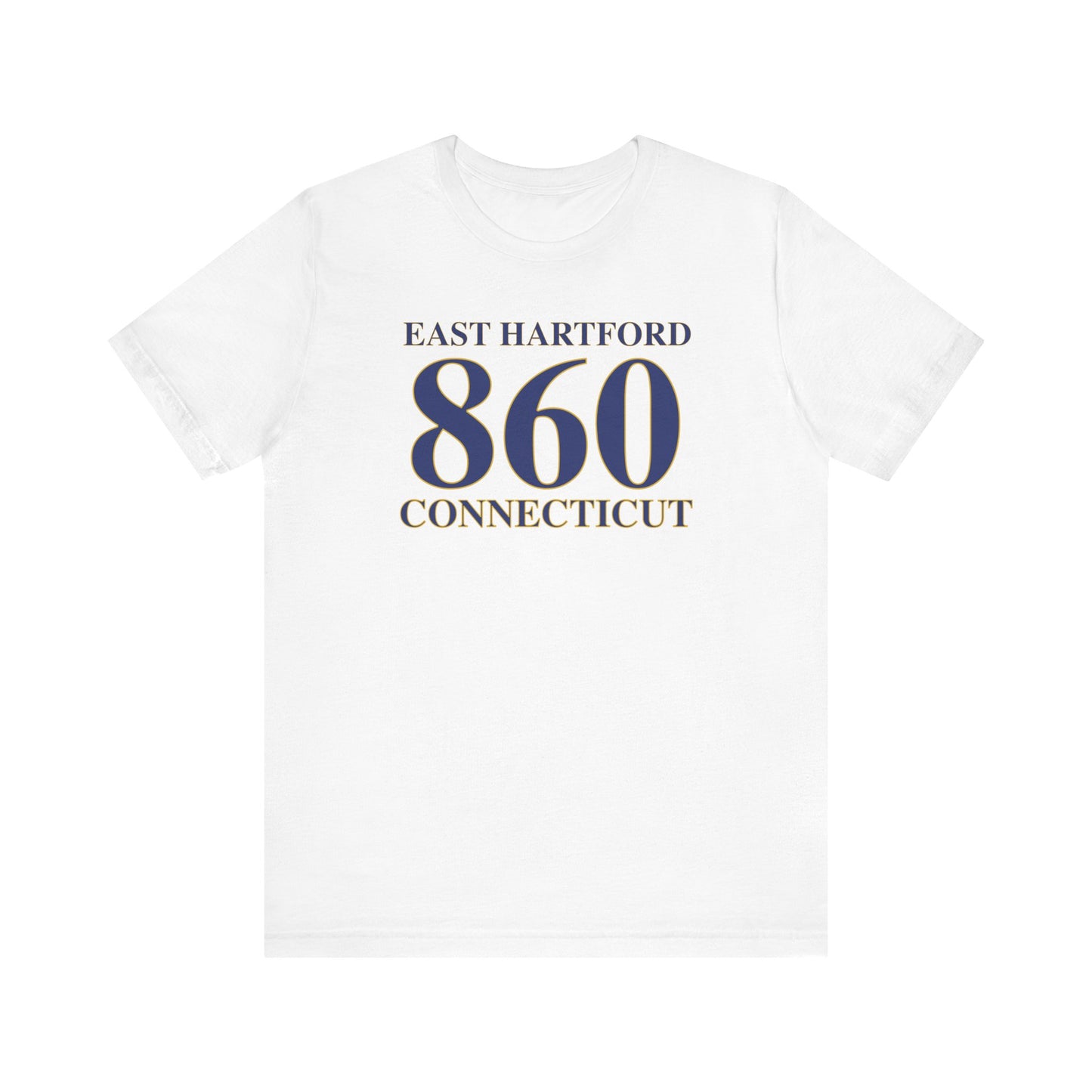 East Hartford 860 Connecticut Unisex Jersey Short Sleeve Tee