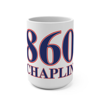 860 Chaplin Red, White & Blue Mug 15oz