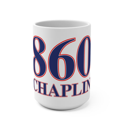 860 Chaplin Red, White & Blue Mug 15oz