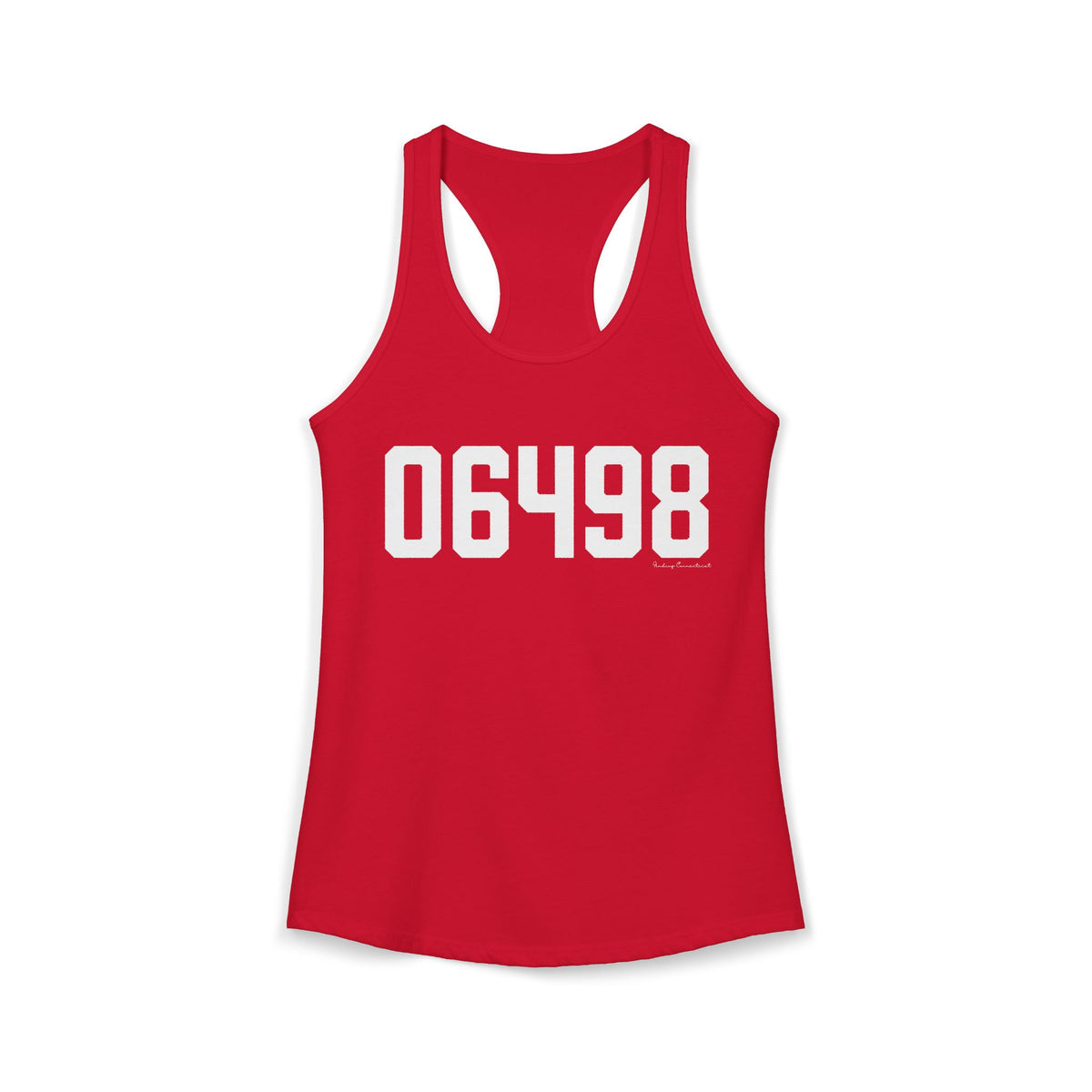 06498 Westbrook CT Zip Code Women's Ideal Racerback Tank Top