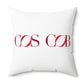 41 Tilt Cos Cob Spun Polyester Square Pillow