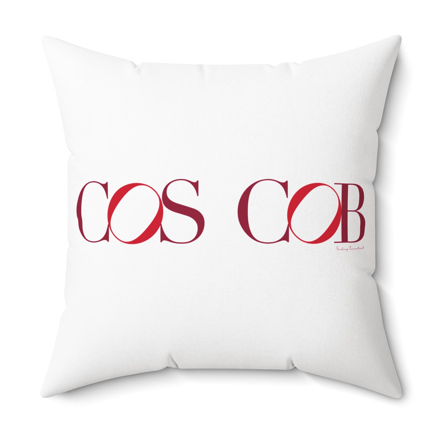 41 Tilt Cos Cob Spun Polyester Square Pillow