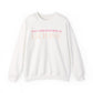 Just a kid listening to Goose - Peach & Pink Unisex Heavy Blend™ Crewneck Sweatshirt